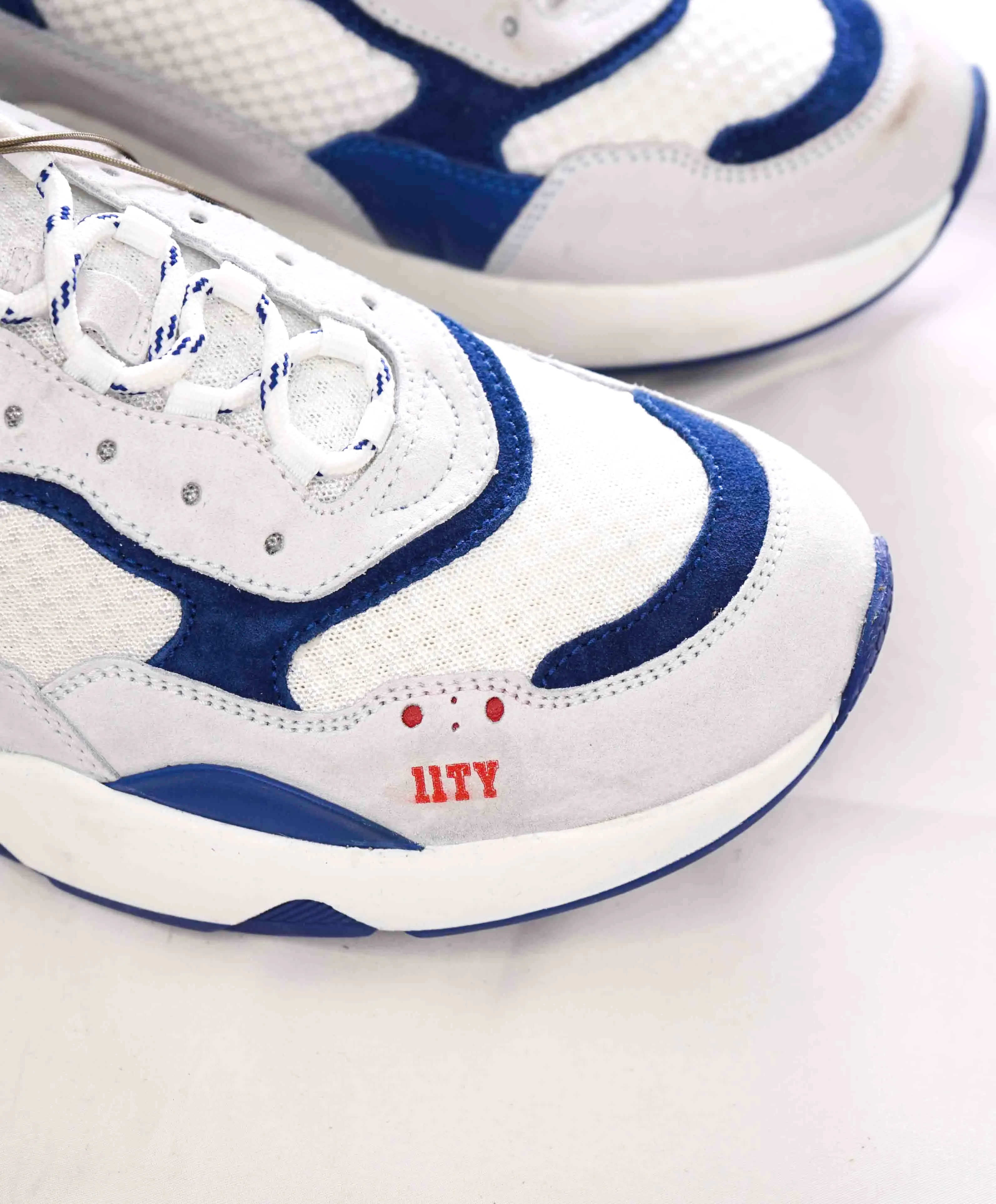 $495 ELEVENTY - 11ty Triple S Mixed Media Unique Sneaker - 10 US (43EU)