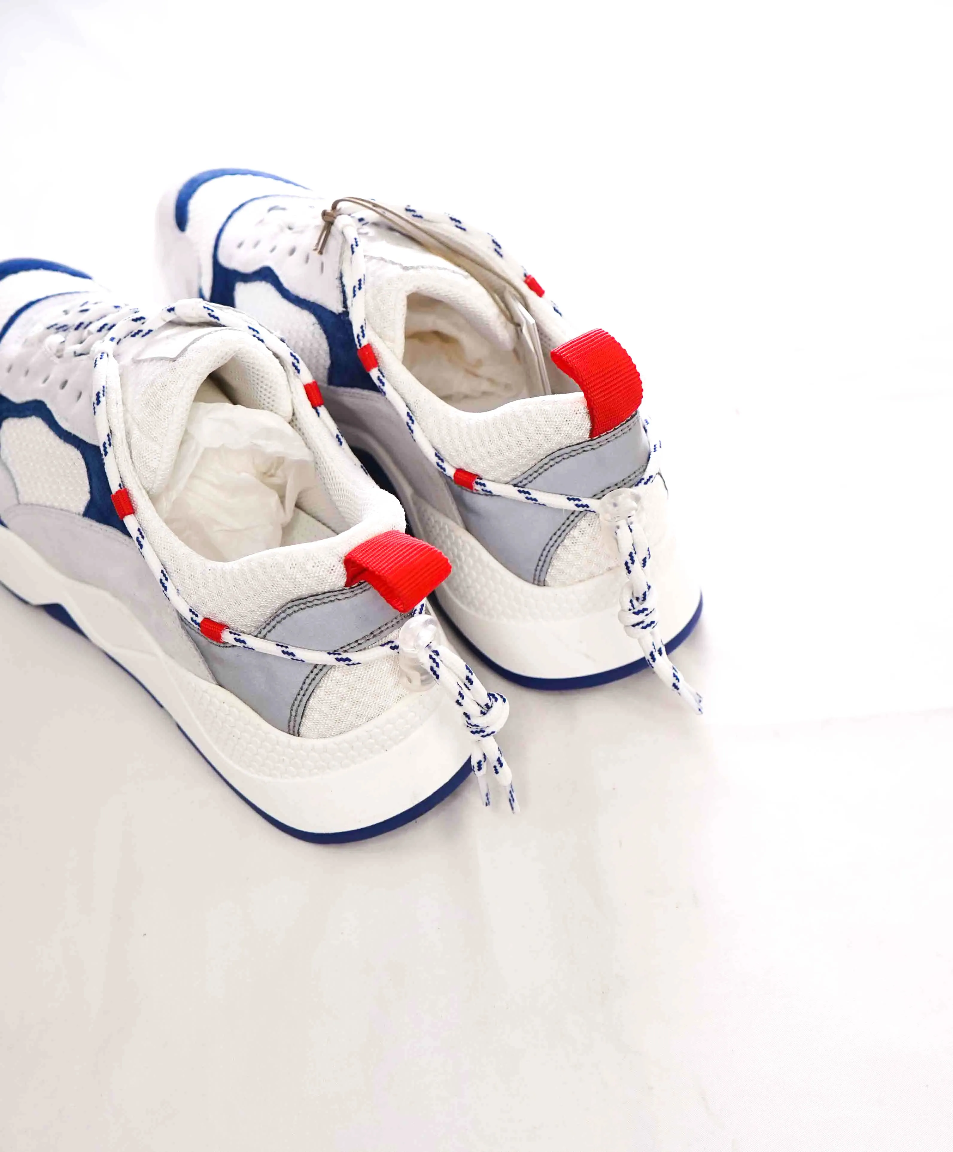 $495 ELEVENTY - 11ty Triple S Mixed Media Unique Sneaker - 10 US (43EU)
