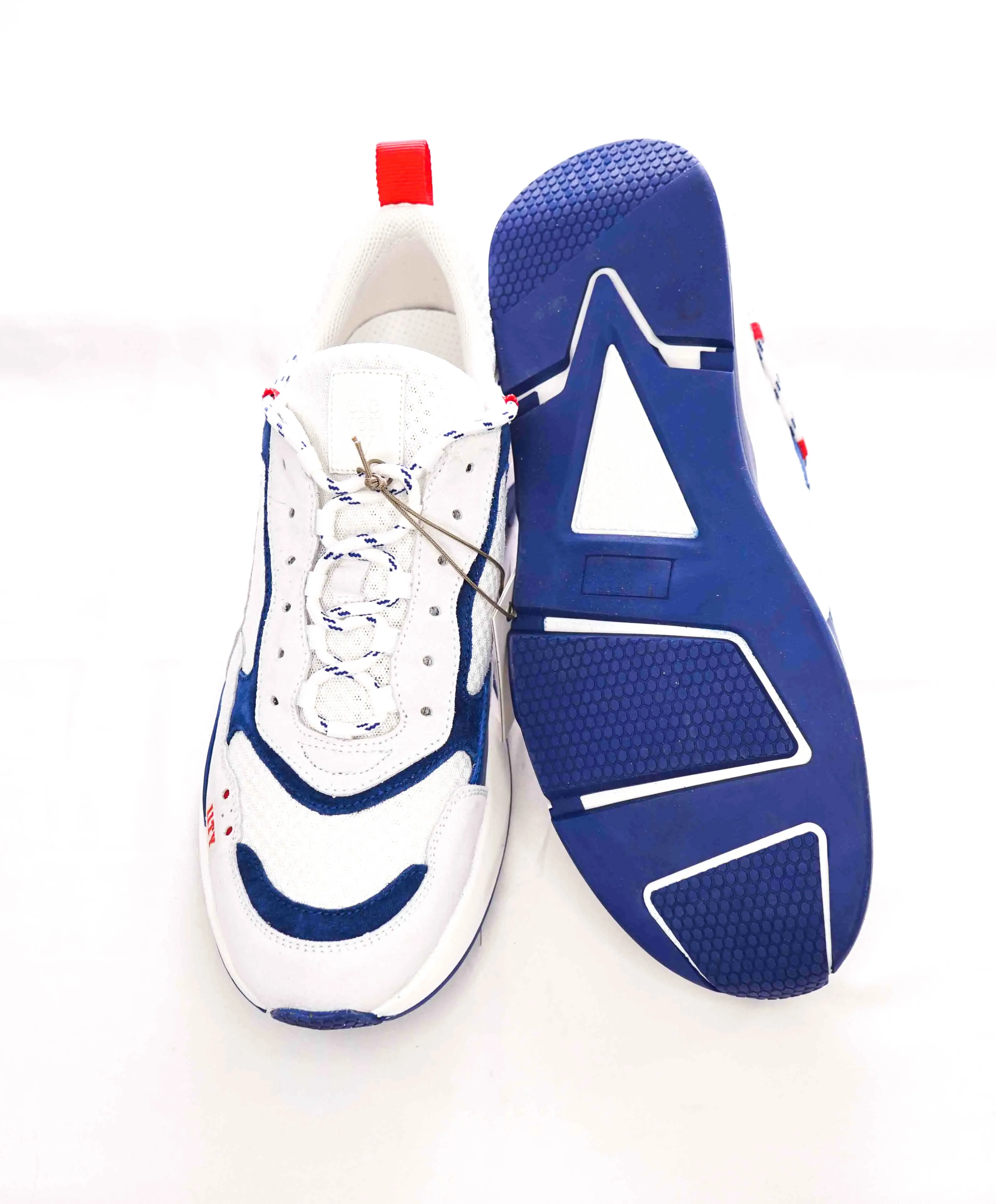 $495 ELEVENTY - 11ty Triple S Mixed Media Unique Sneaker - 10 US (43EU)