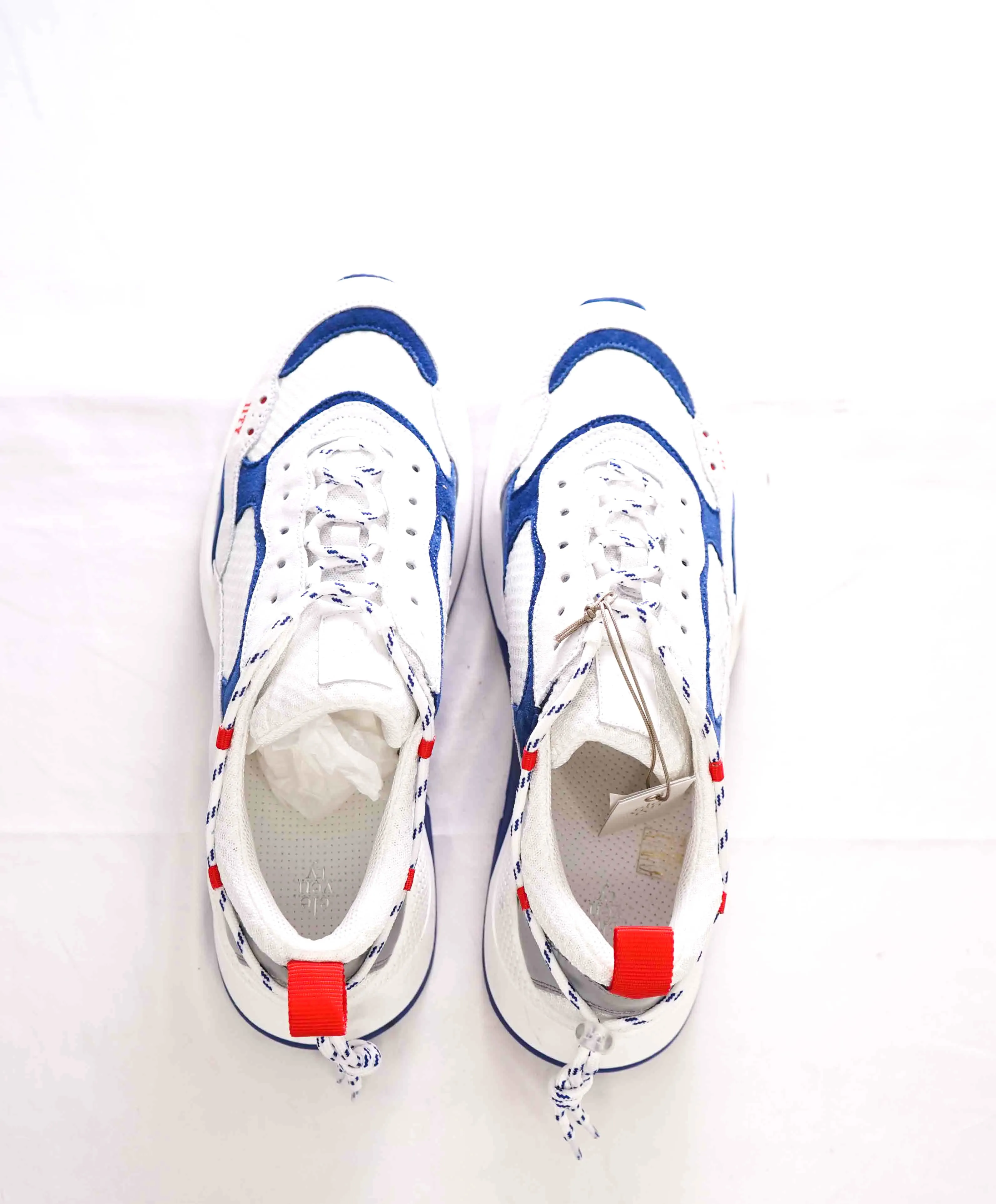 $495 ELEVENTY - 11ty Triple S Mixed Media Unique Sneaker - 10 US (43EU)