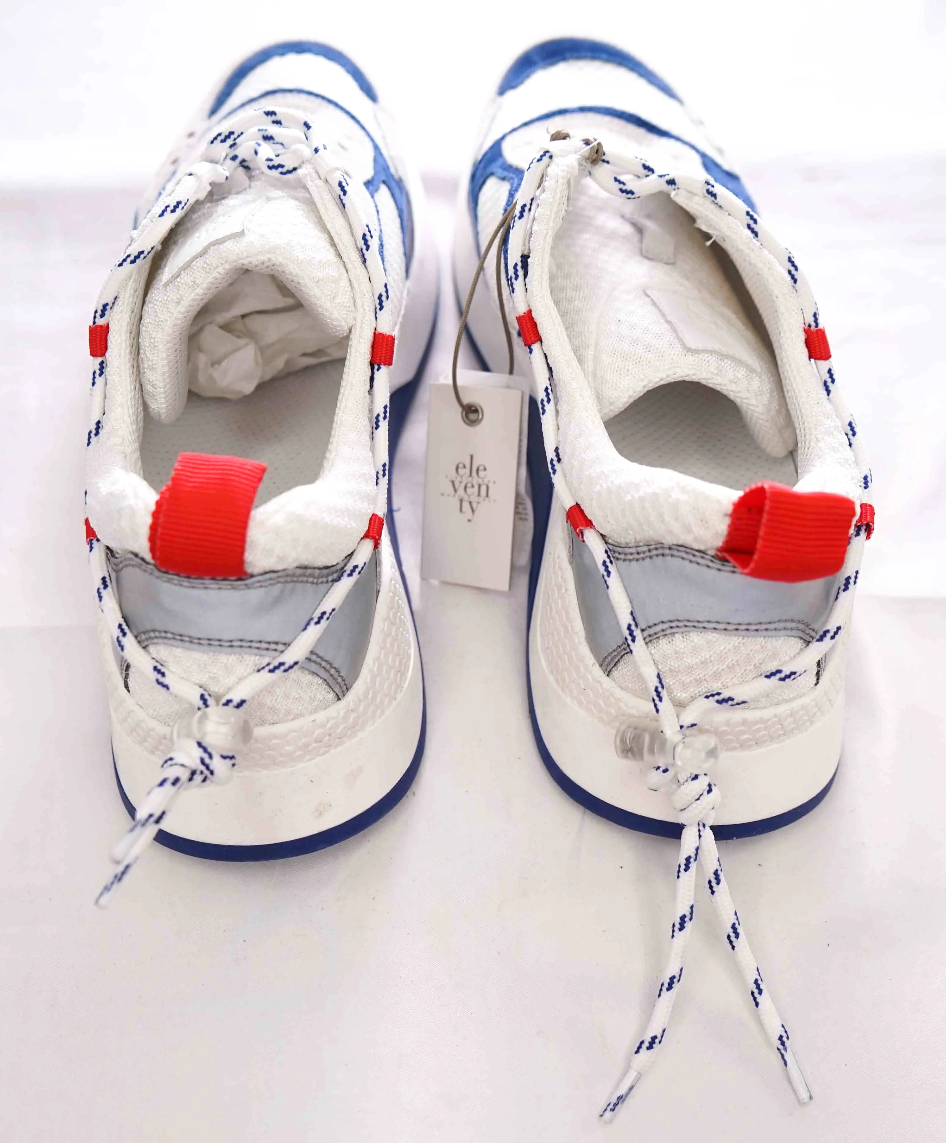$495 ELEVENTY - 11ty Triple S Mixed Media Unique Sneaker - 8 US (41EU)