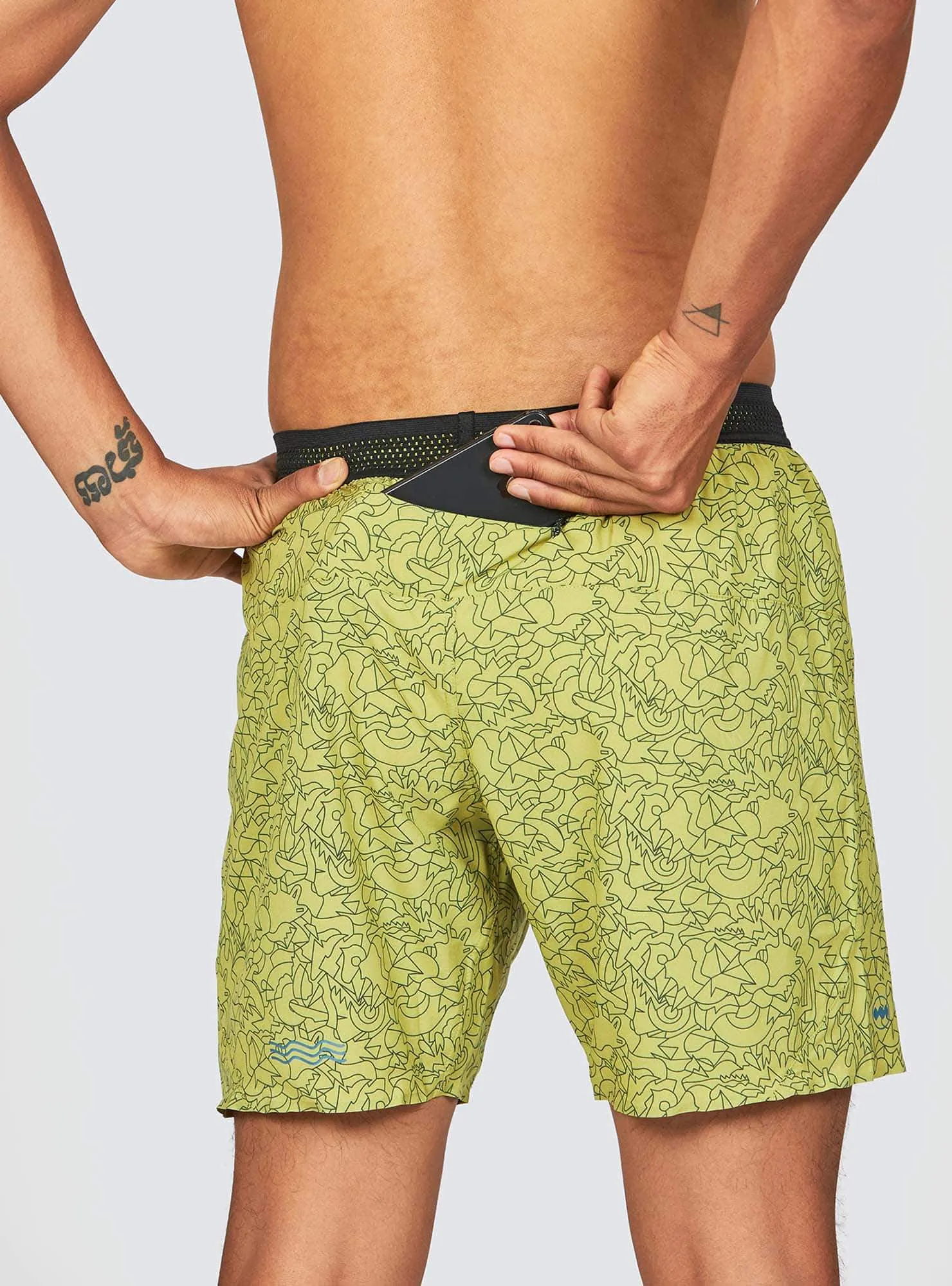 7" AFO Middle Short - Geo-Savannah