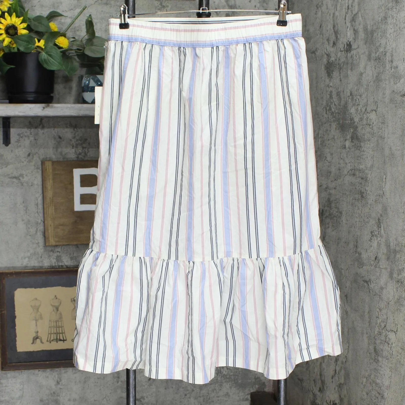 A New Day Women's Tiered Midi A-Line Skirt
