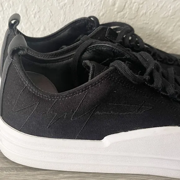 Adidas Y3 Yuben Low Black White Sneakers Shoes Size Mens 7.5