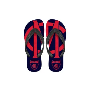 AFL Melbourne Demon Thongs