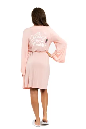 All Bubbles No Troubles Lightweight Robe