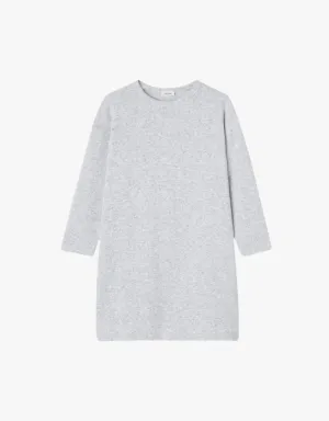 American Vintage Evona Dress in Melange Light Grey