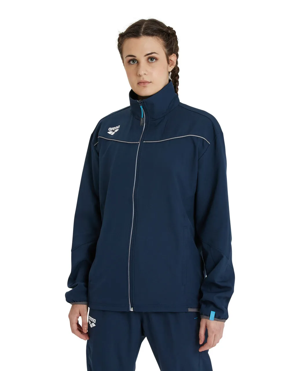 Arena Team Unisex Panel Jacket - Navy