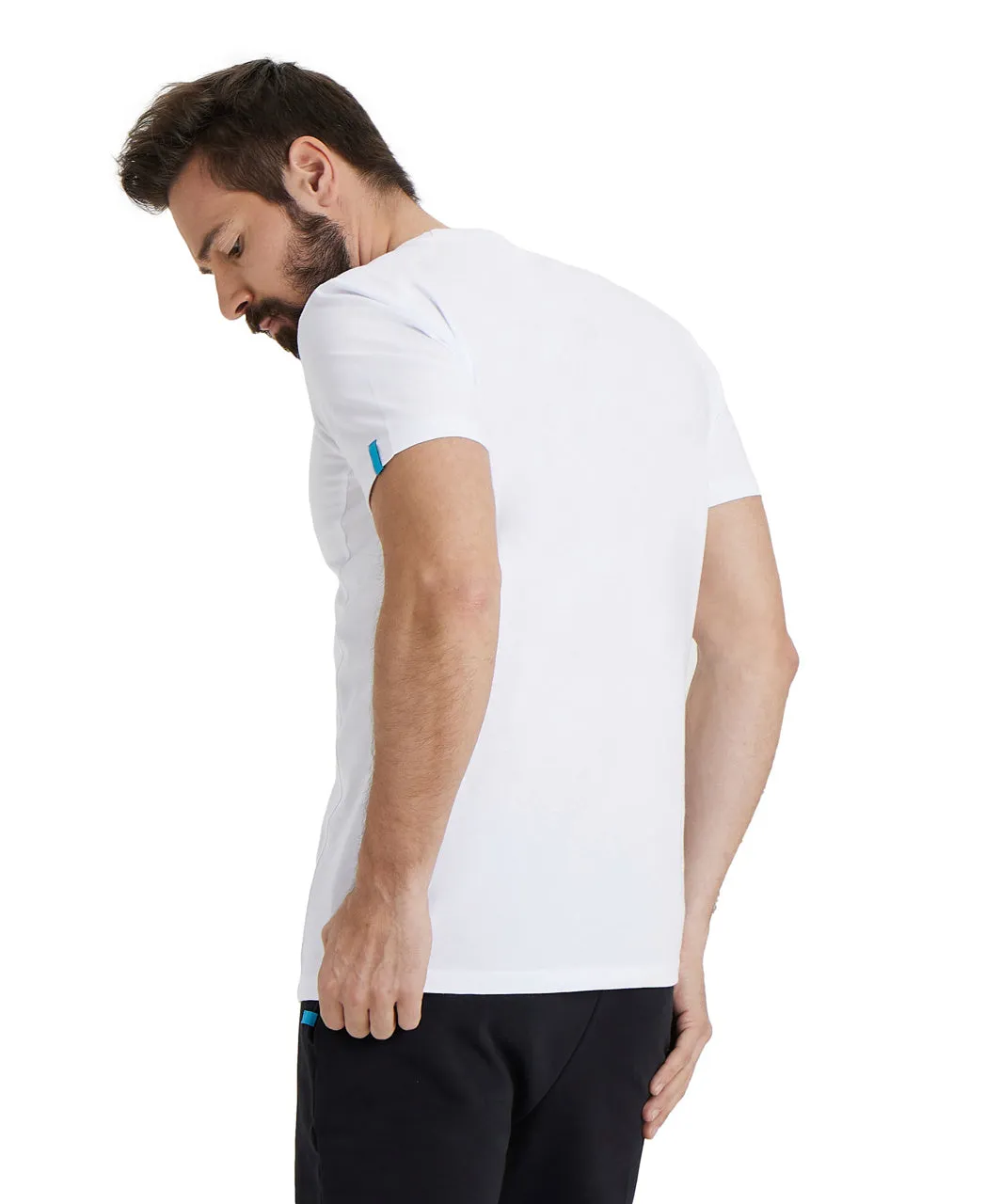 Arena Team Unisex Panel T-Shirt - White