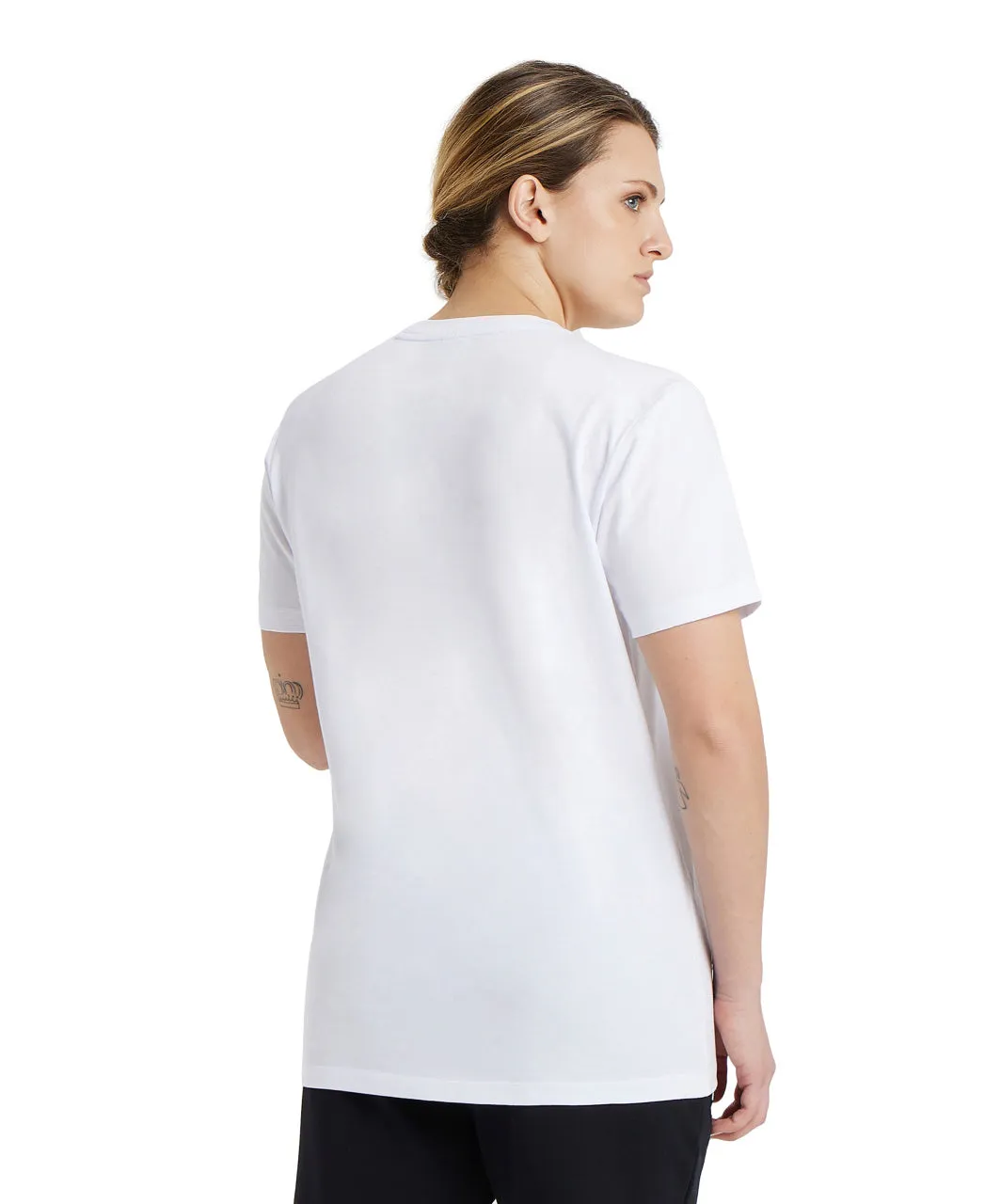 Arena Team Unisex Panel T-Shirt - White