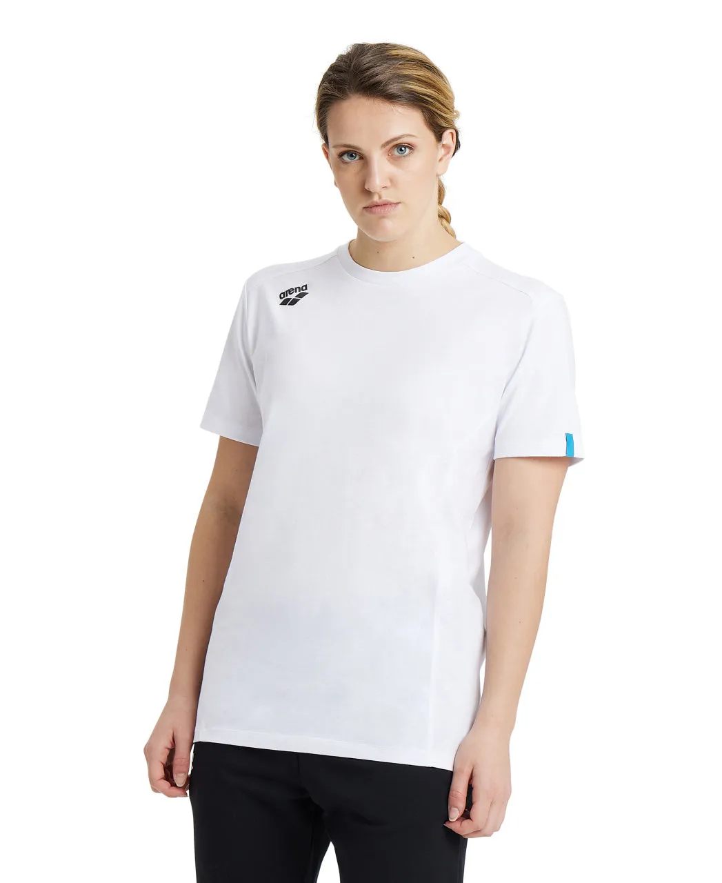 Arena Team Unisex Panel T-Shirt - White