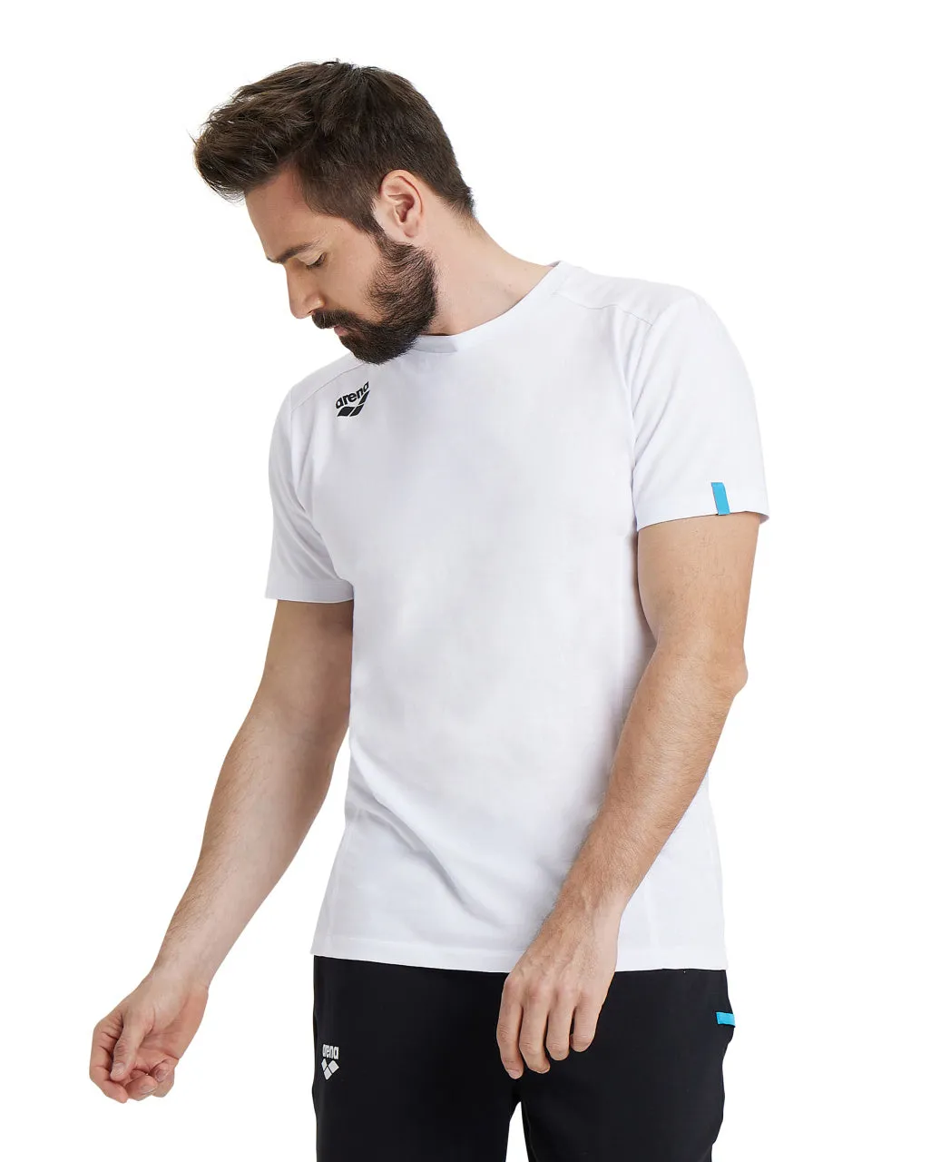 Arena Team Unisex Panel T-Shirt - White