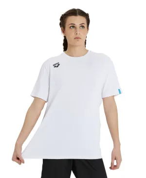 Arena Team Unisex Solid T-Shirt - White