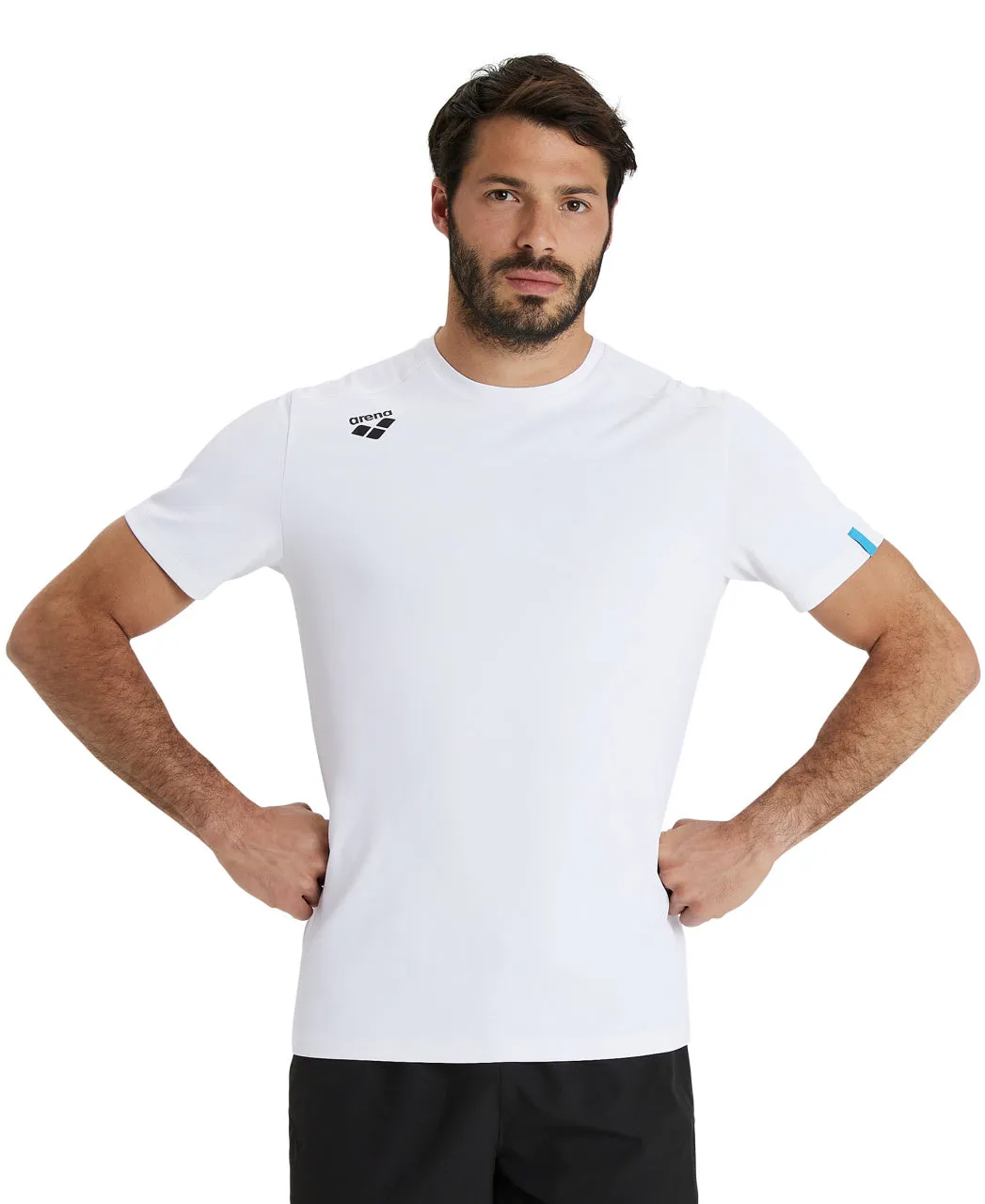 Arena Team Unisex Solid T-Shirt - White