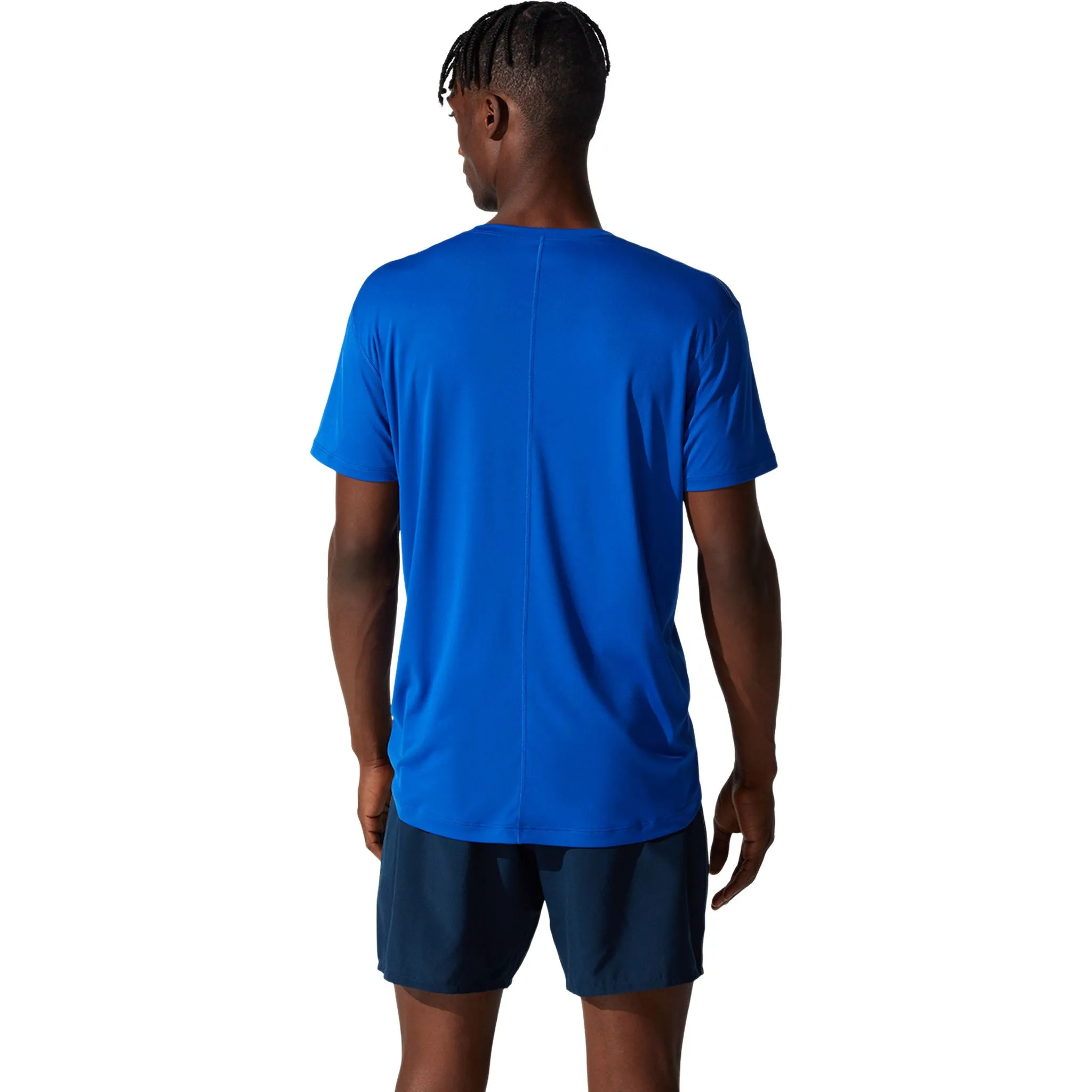 ASICS Silver Mens Short Sleeve Tee