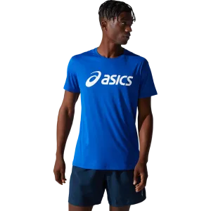 ASICS Silver Mens Short Sleeve Tee