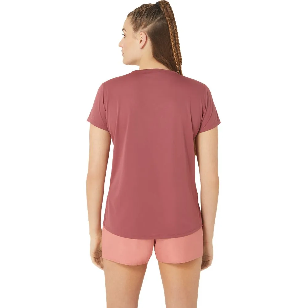 ASICS Womens Silver Short Sleeve Tee