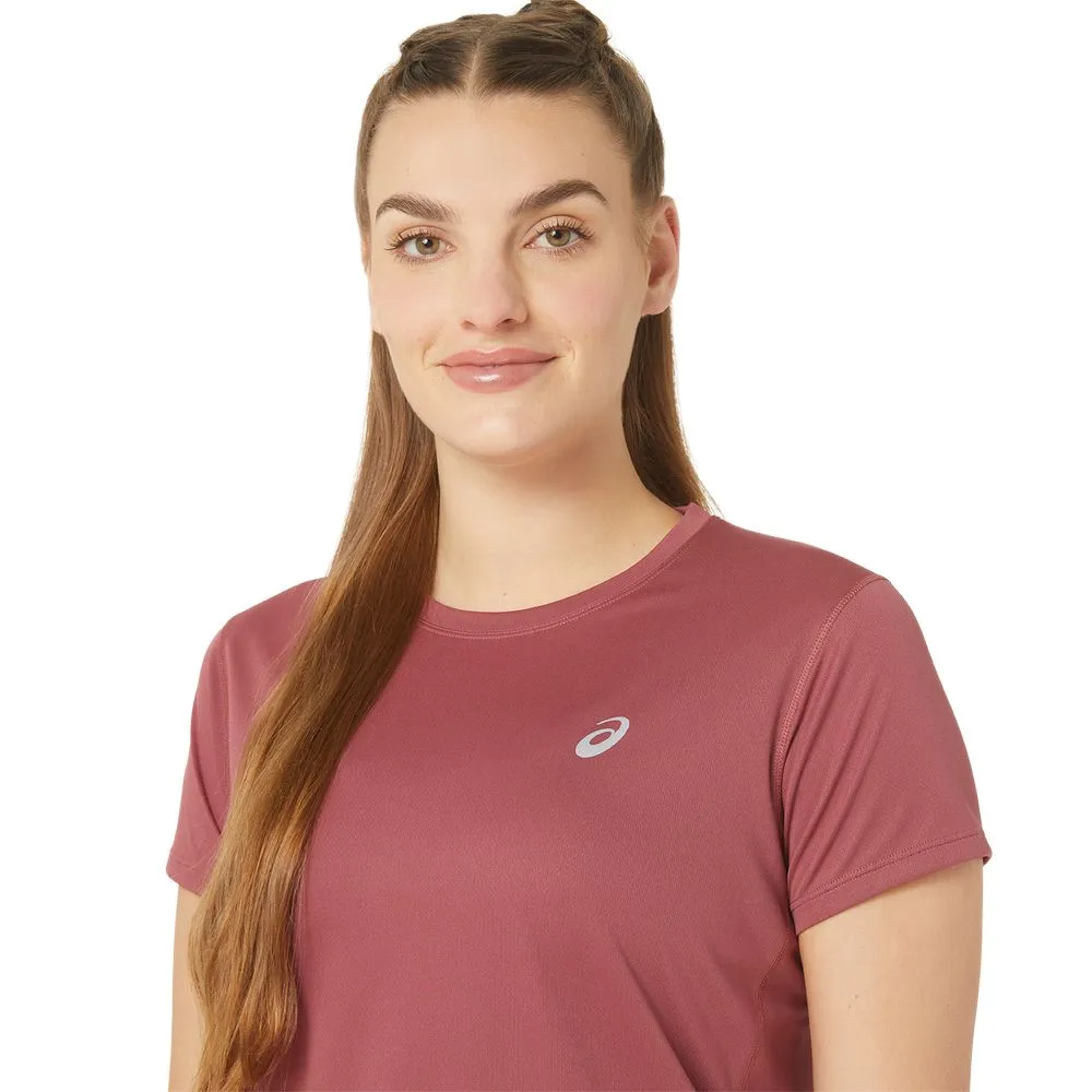 ASICS Womens Silver Short Sleeve Tee