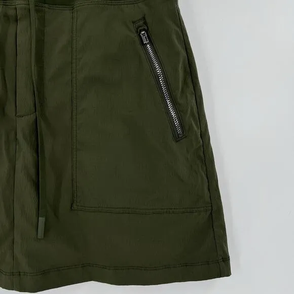 Athleta Trekkie North Mid Rise Green Skort Skirt Shorts 541879 Women’s Size 6