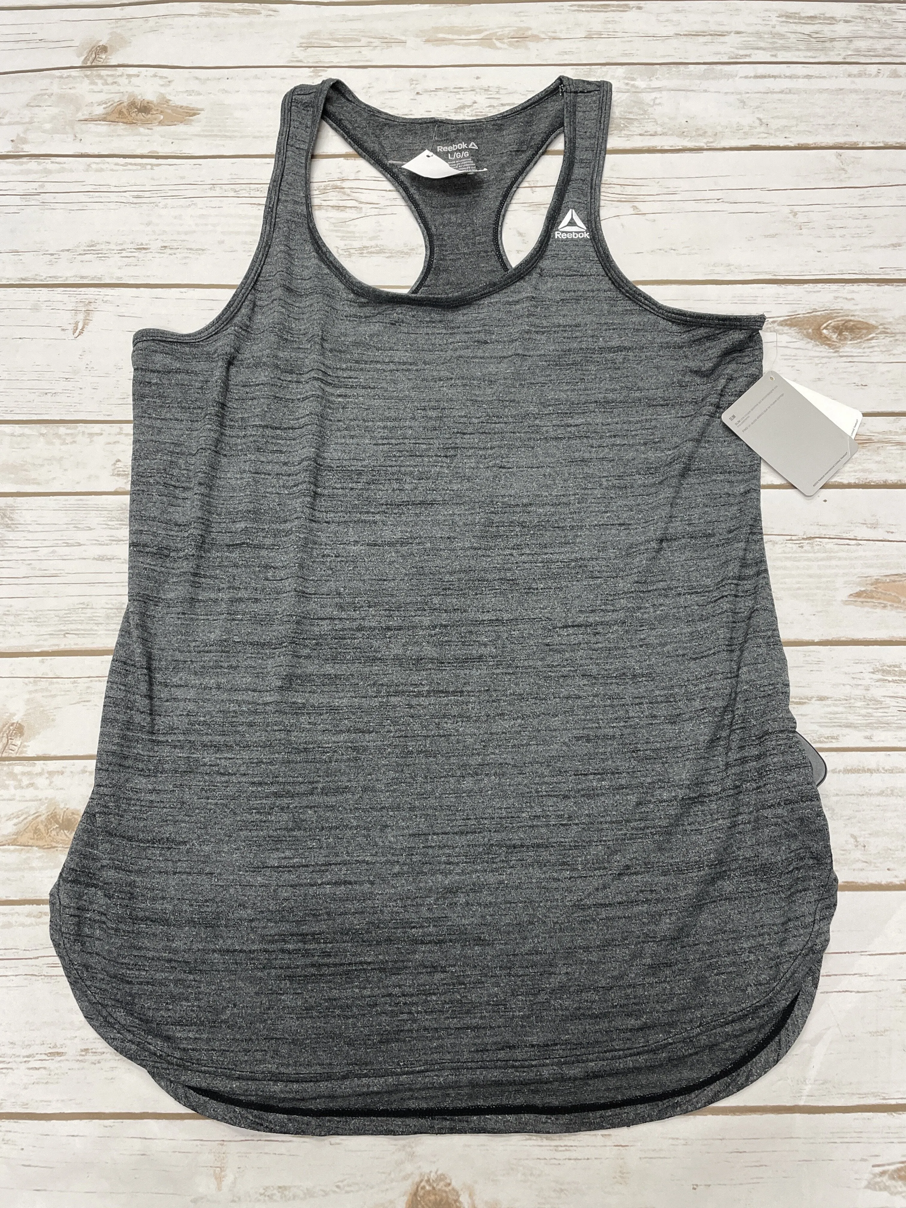 Athletic Tank Top By Reebok  Size: L
