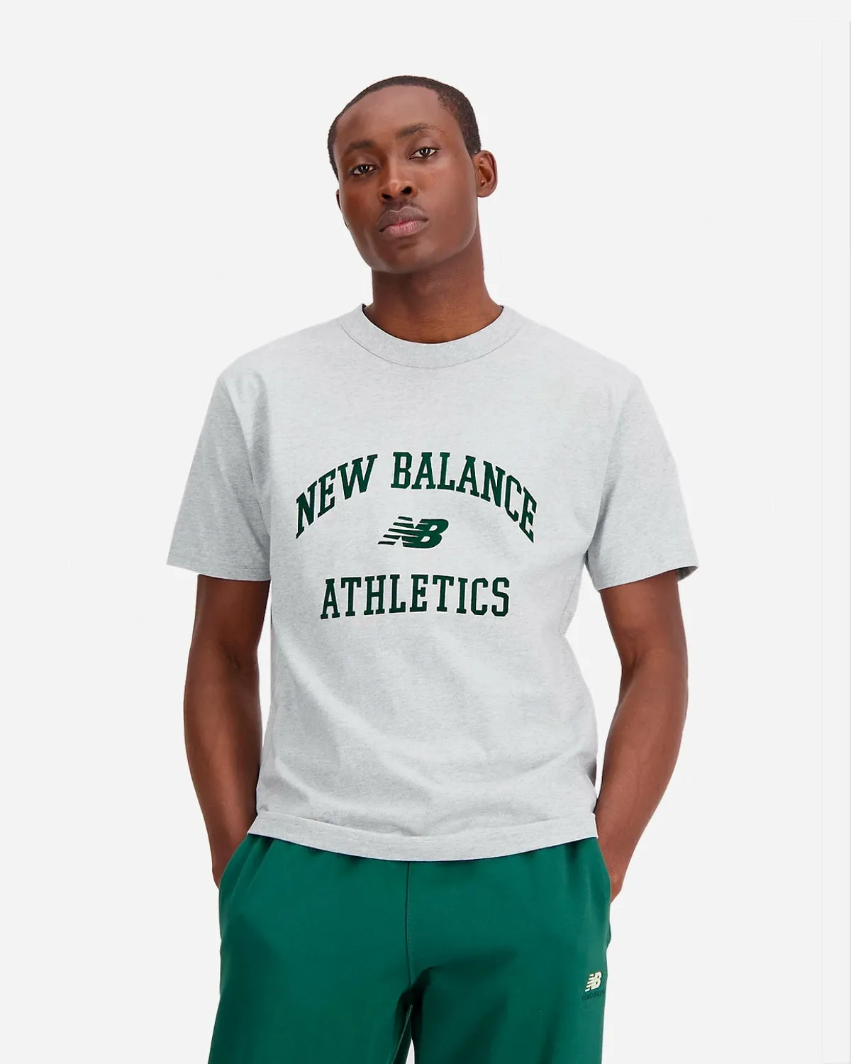 Athletics Varsity Graphic T-Shirt - Athletic Grey