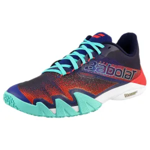Babolat Men's Jet Premura 2 - Padel - Blue/Poppy Red