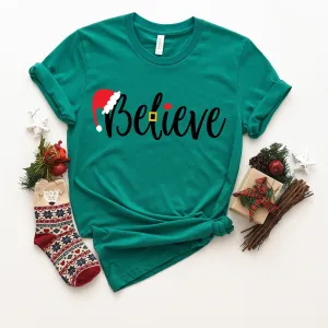 Believe Christmas Holiday T-Shirt
