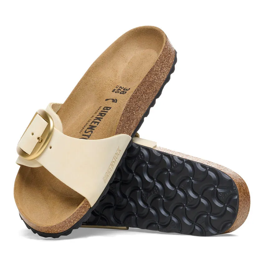 BIRKENSTOCK- MADRID BIG BUCKLE NUBUCK LEATHER SANDAL