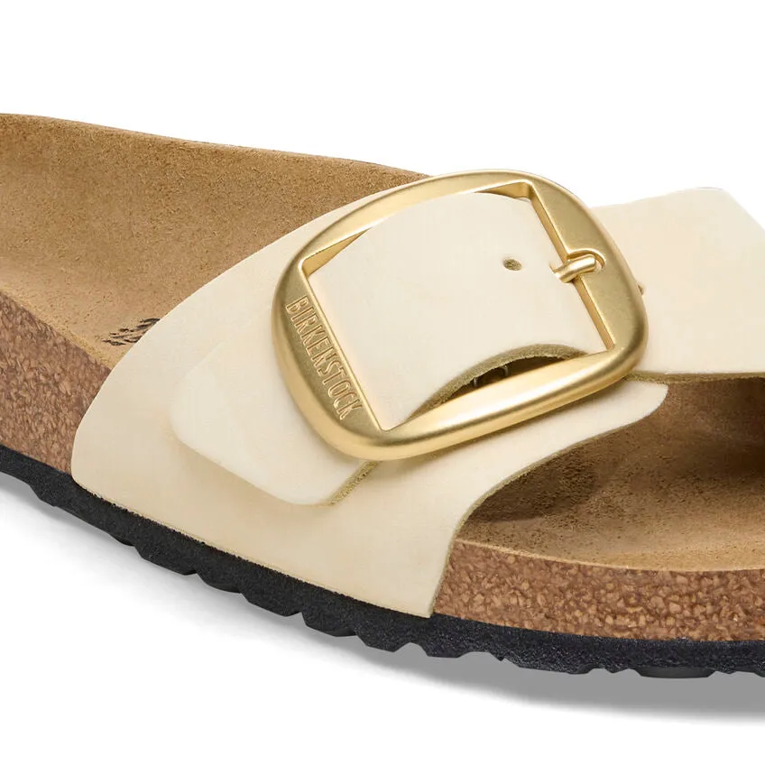 BIRKENSTOCK- MADRID BIG BUCKLE NUBUCK LEATHER SANDAL