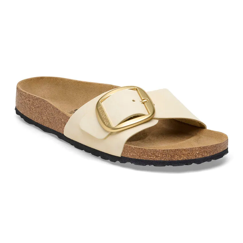 BIRKENSTOCK- MADRID BIG BUCKLE NUBUCK LEATHER SANDAL
