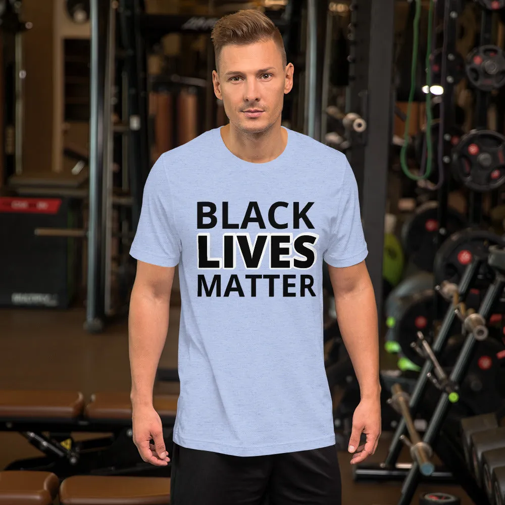 Black Lives Matter Shirt BLM Men's Women's Cotton Short Sleeve T-Shirt Unisex