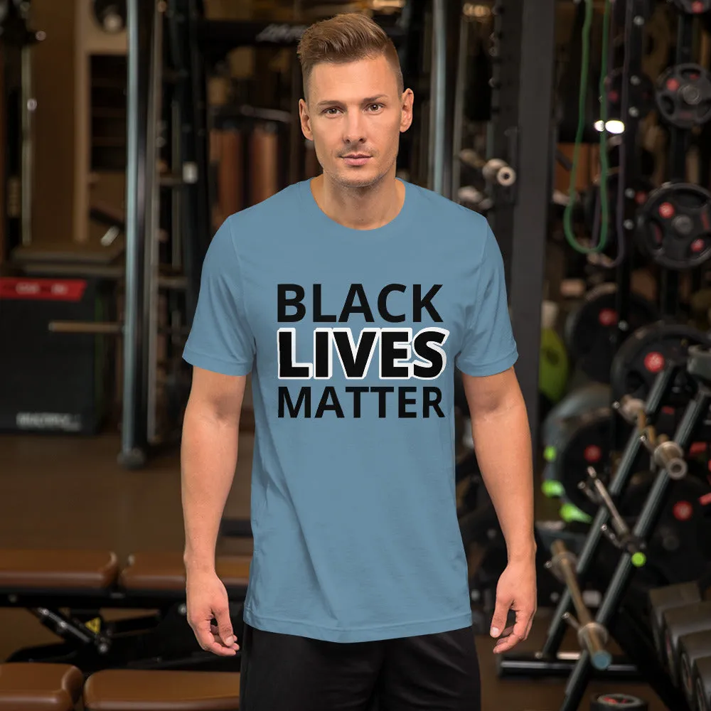 Black Lives Matter Shirt BLM Men's Women's Cotton Short Sleeve T-Shirt Unisex