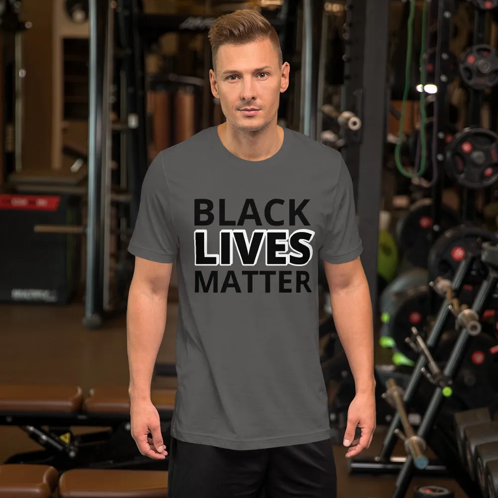 Black Lives Matter Shirt BLM Men's Women's Cotton Short Sleeve T-Shirt Unisex