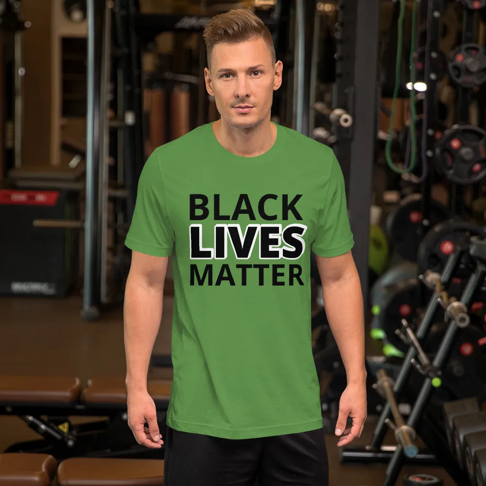 Black Lives Matter Shirt BLM Men's Women's Cotton Short Sleeve T-Shirt Unisex