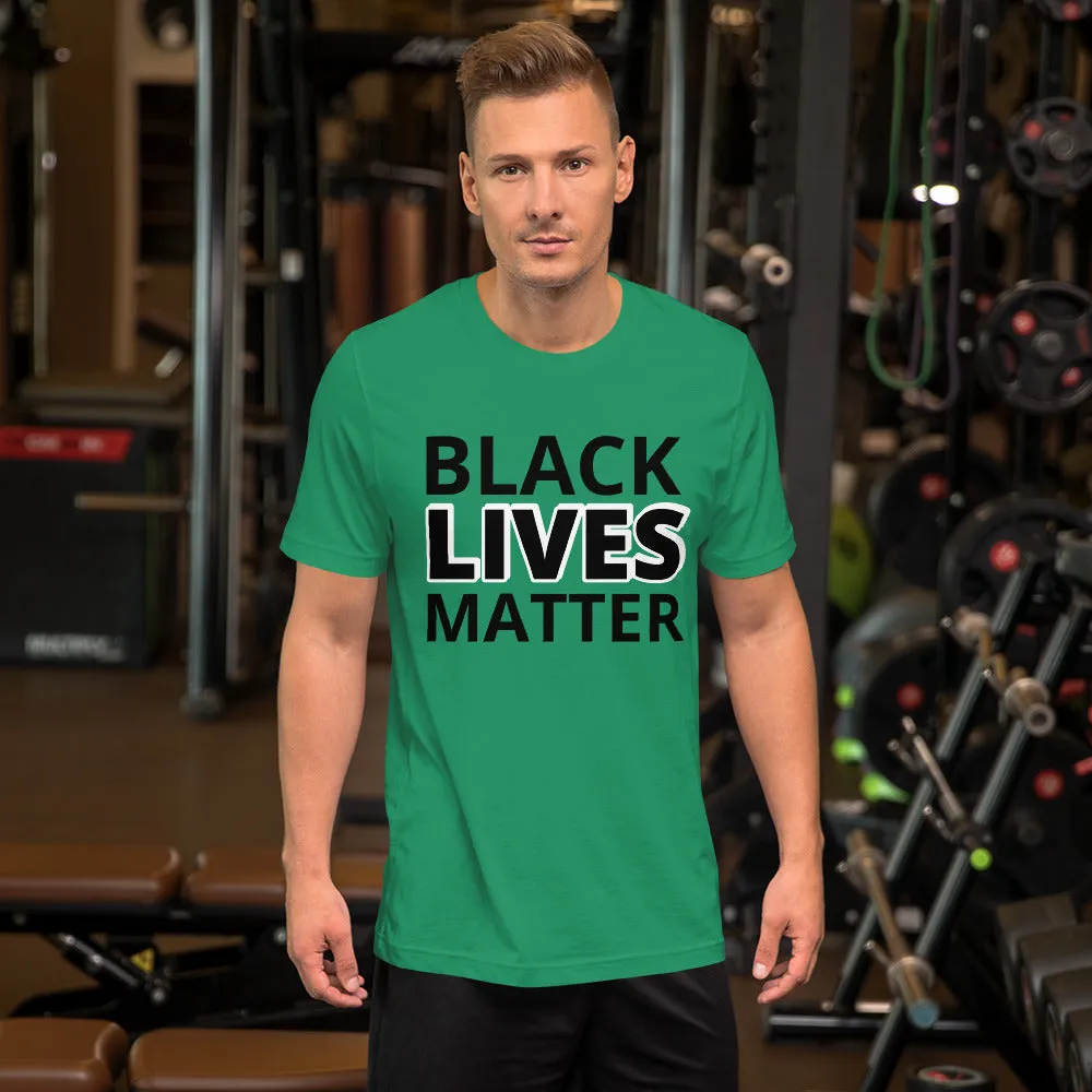 Black Lives Matter Shirt BLM Men's Women's Cotton Short Sleeve T-Shirt Unisex