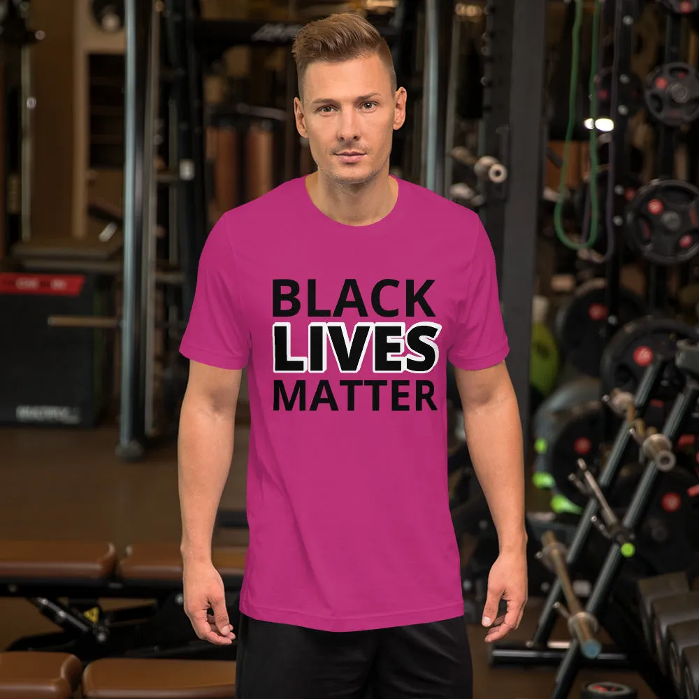 Black Lives Matter Shirt BLM Men's Women's Cotton Short Sleeve T-Shirt Unisex