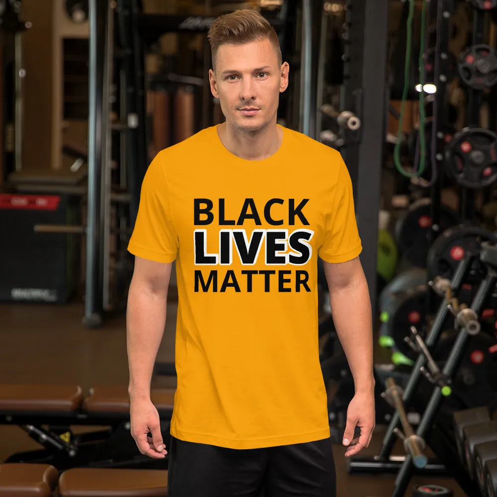 Black Lives Matter Shirt BLM Men's Women's Cotton Short Sleeve T-Shirt Unisex