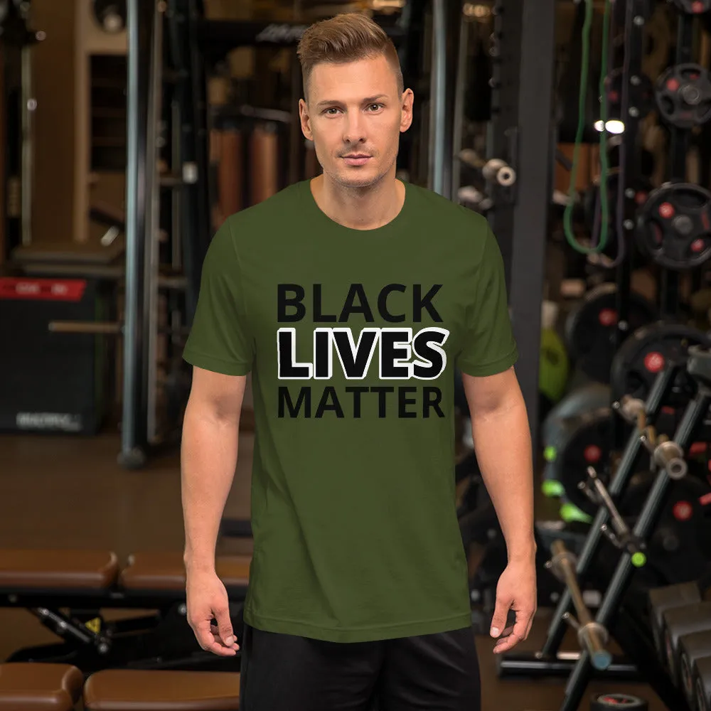 Black Lives Matter Shirt BLM Men's Women's Cotton Short Sleeve T-Shirt Unisex