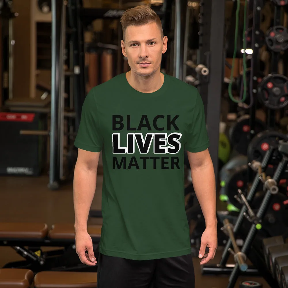 Black Lives Matter Shirt BLM Men's Women's Cotton Short Sleeve T-Shirt Unisex