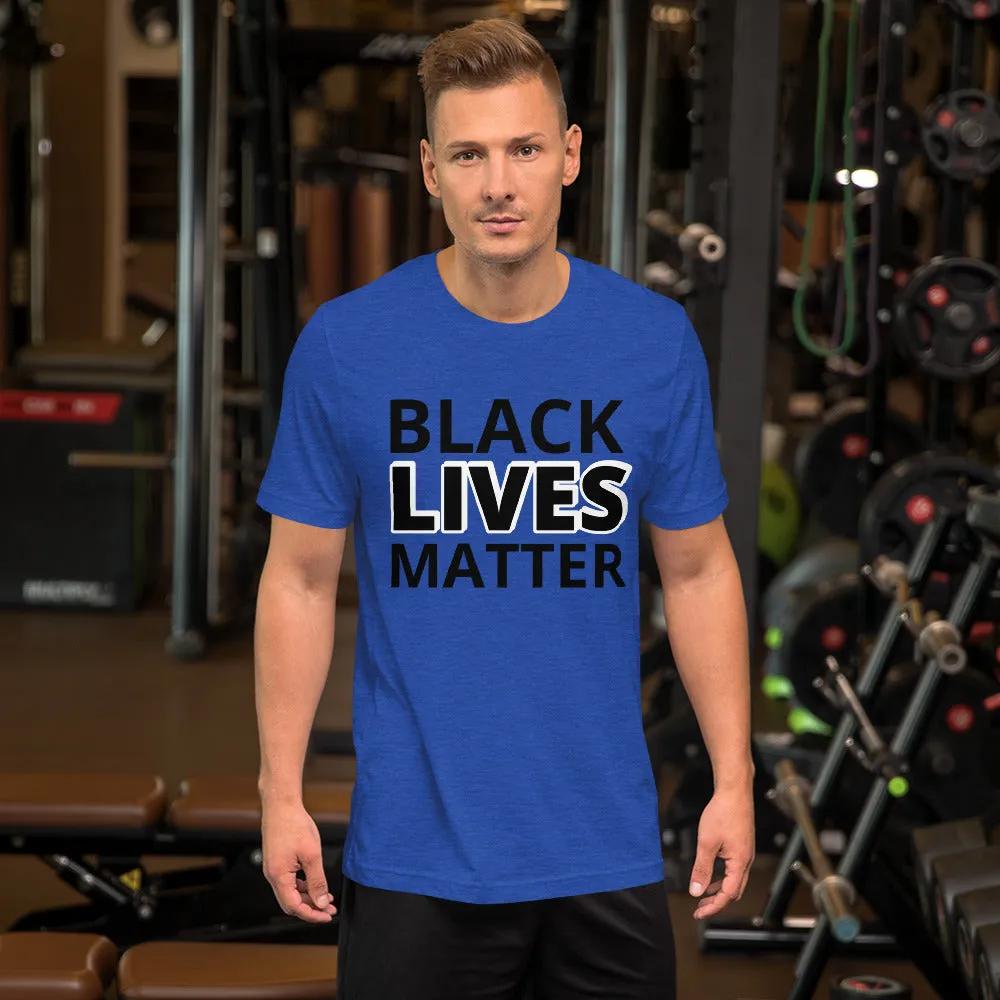 Black Lives Matter Shirt BLM Men's Women's Cotton Short Sleeve T-Shirt Unisex