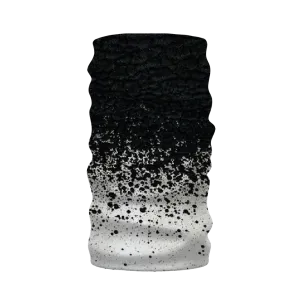 Black Paint Spots White Neck Warmer Morf Scarf