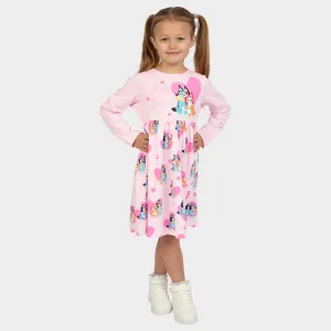 Bluey Dress - Bluey And Bingo Hearts