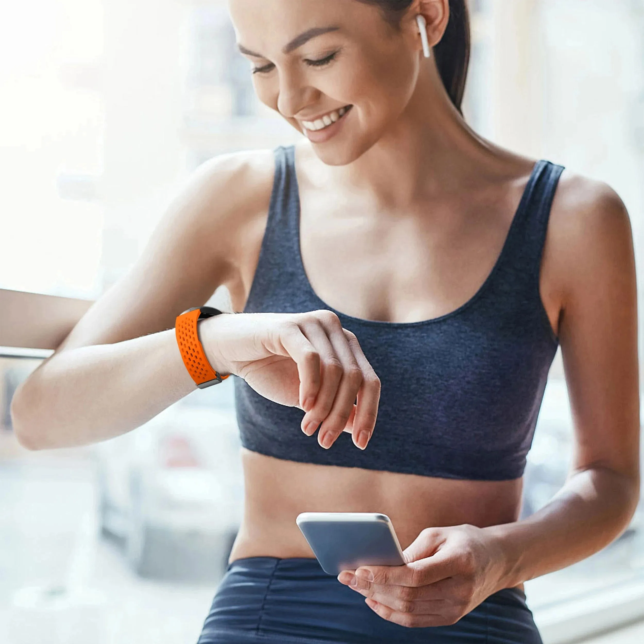 Breathable Magnetic Sports Watch Band For Samsung