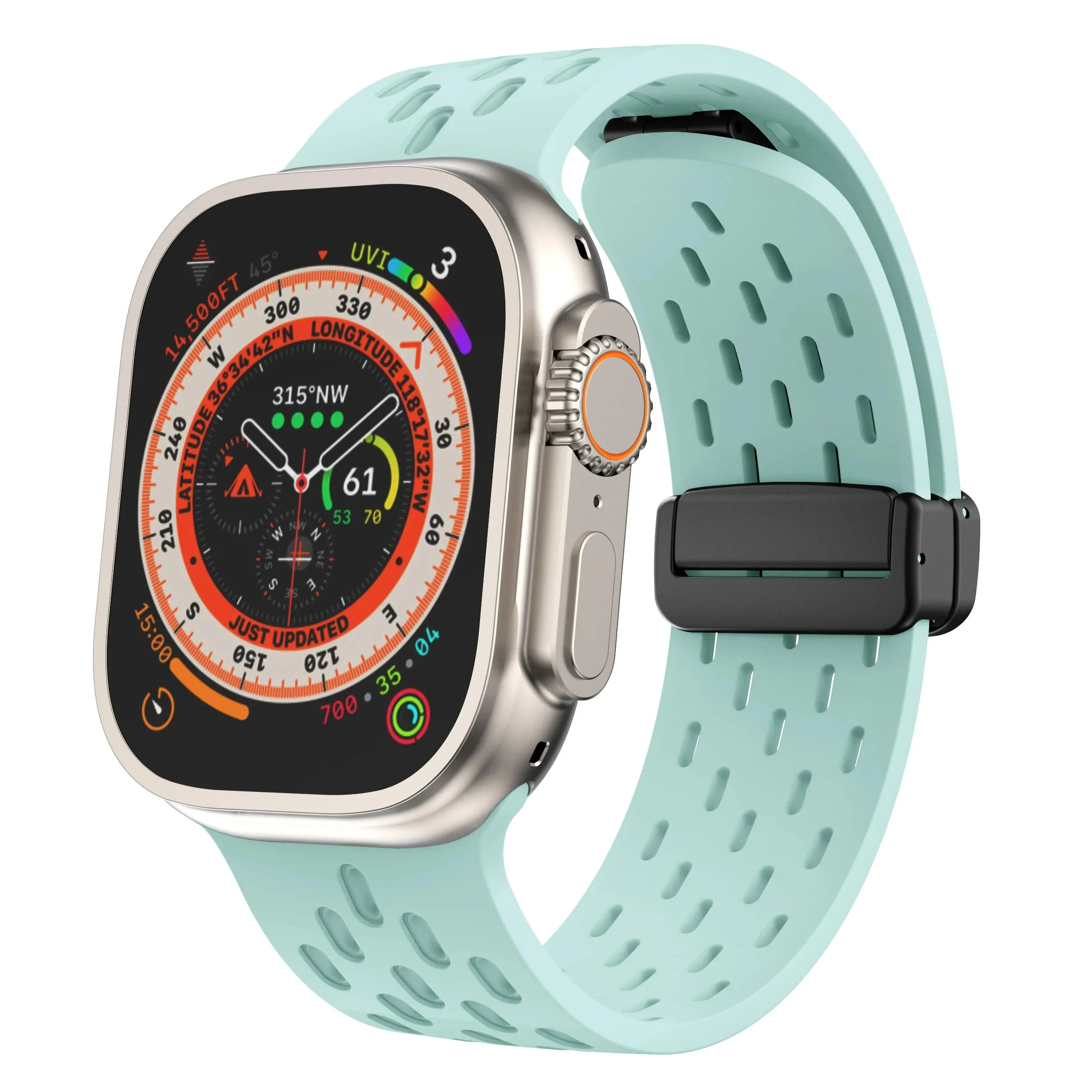 Breathable Silicon Magnetic Clasp Bands