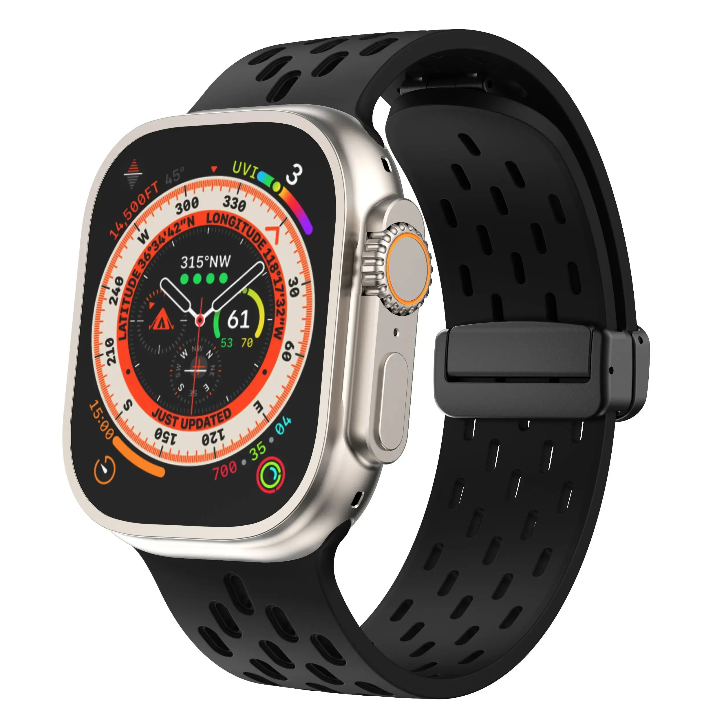 Breathable Silicon Magnetic Clasp Bands
