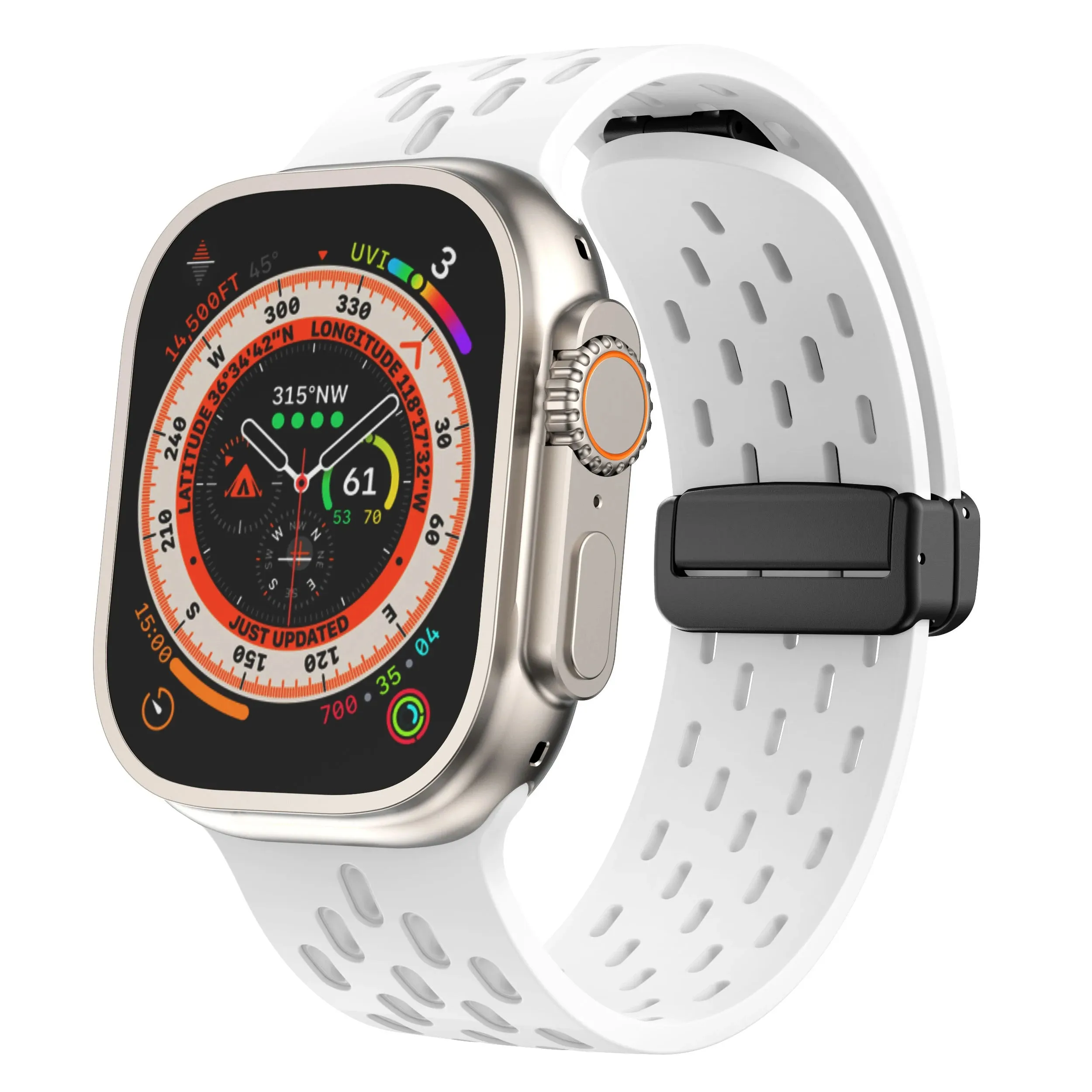 Breathable Silicon Magnetic Clasp Bands
