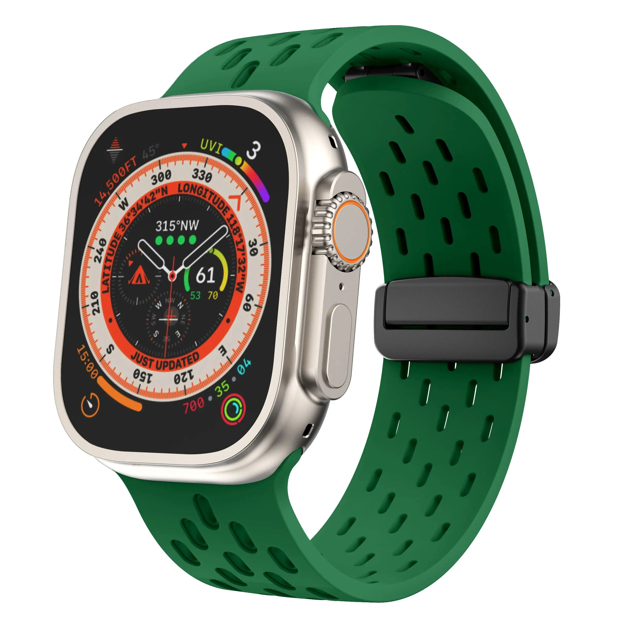 Breathable Silicon Magnetic Clasp Bands