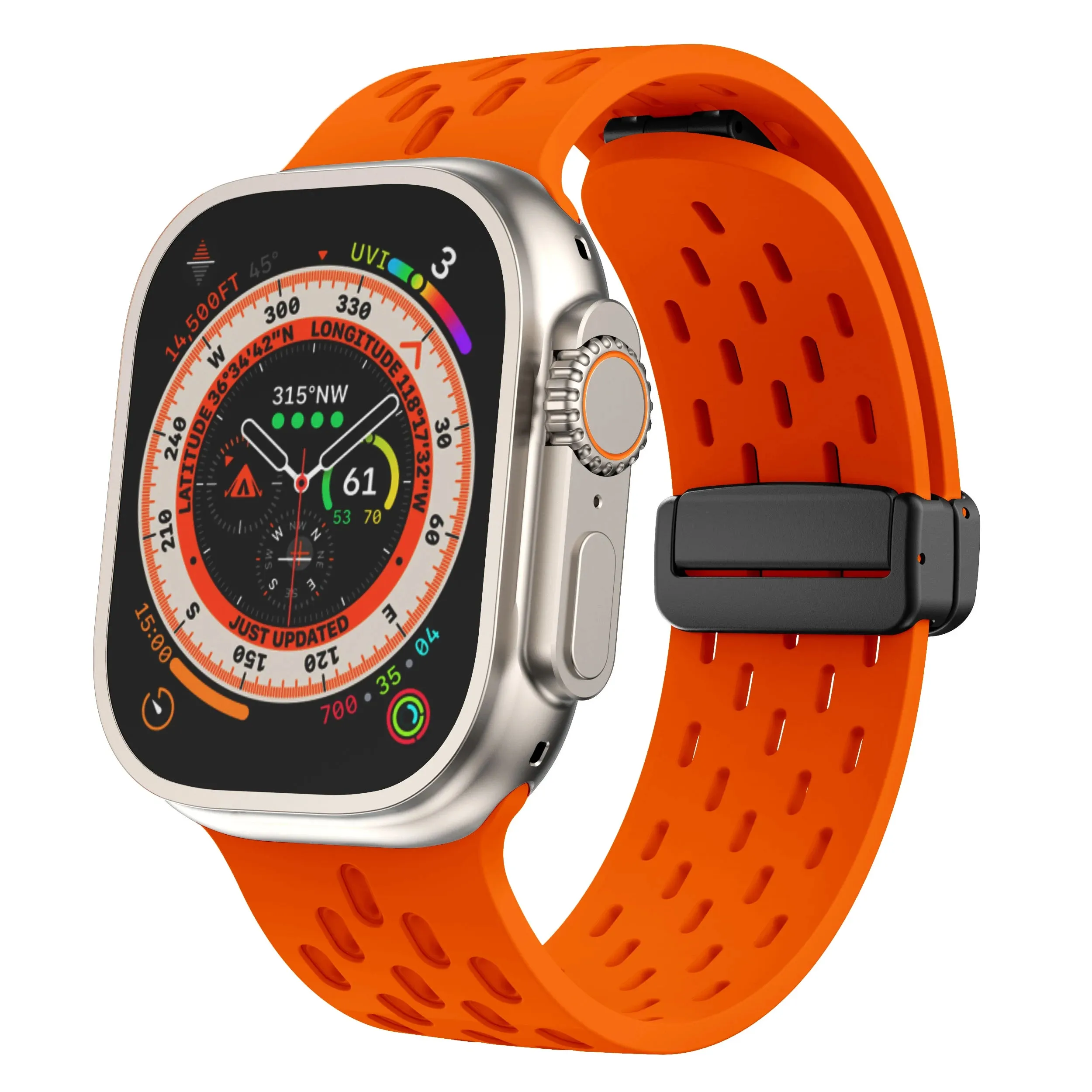 Breathable Silicon Magnetic Clasp Bands
