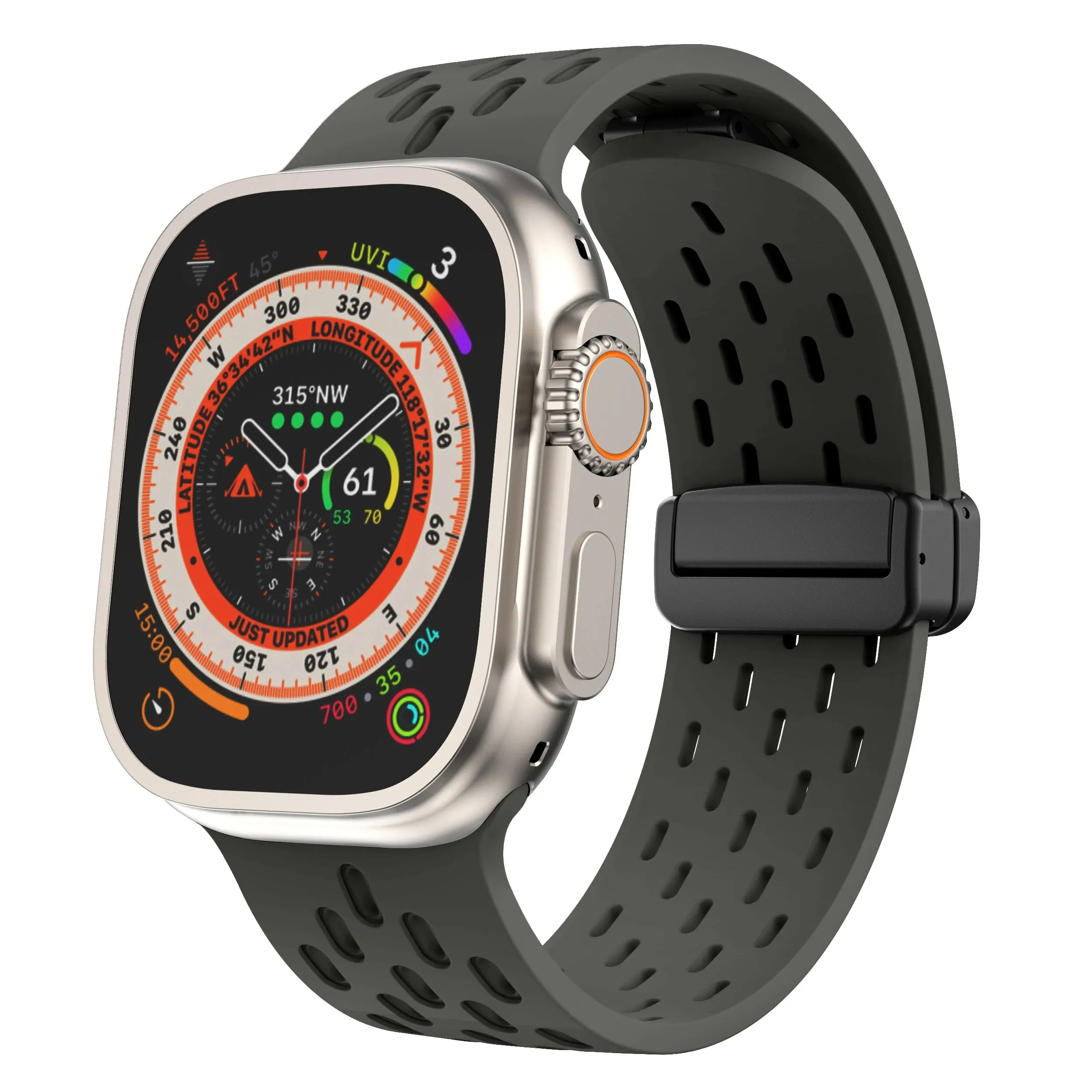 Breathable Silicon Magnetic Clasp Bands