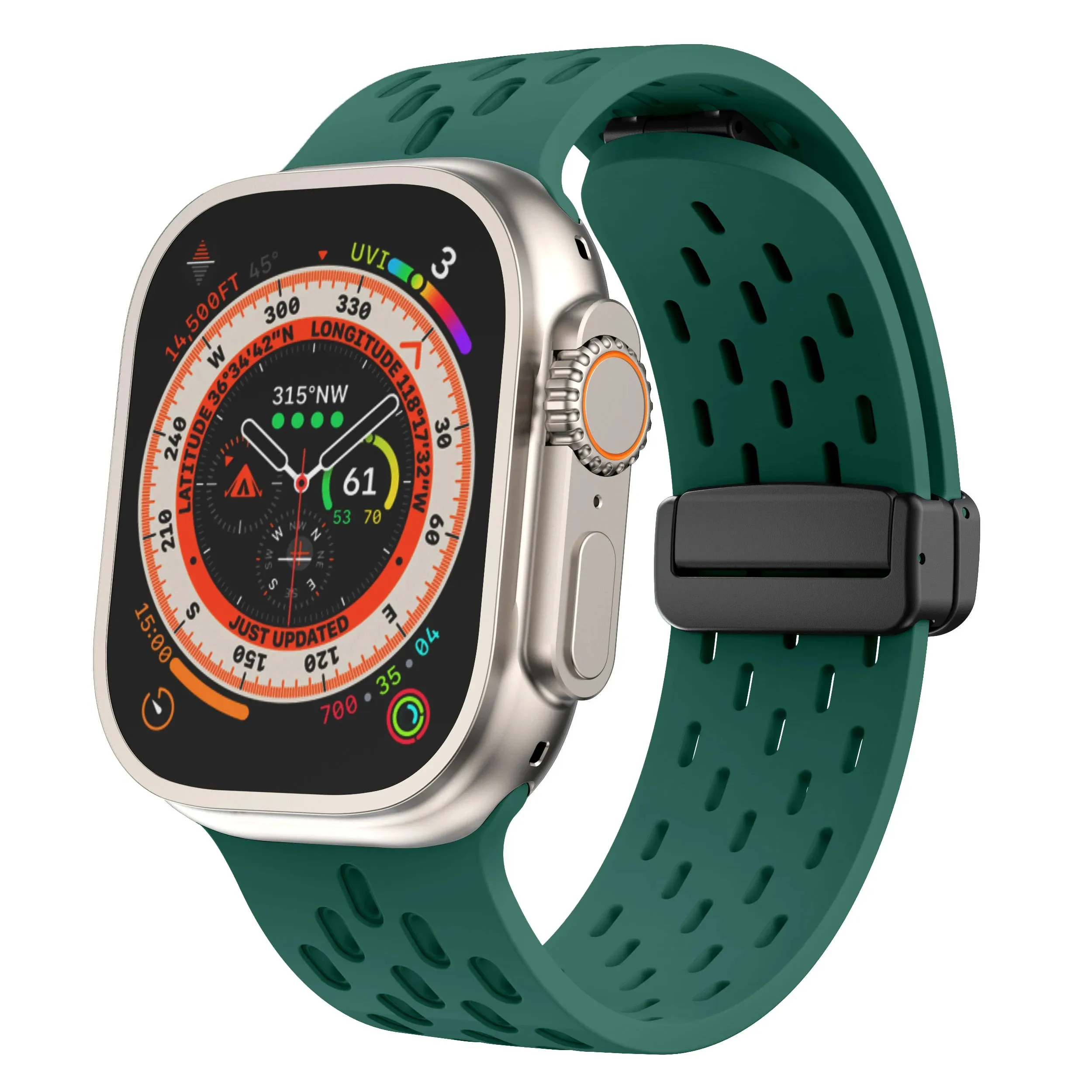 Breathable Silicon Magnetic Clasp Bands